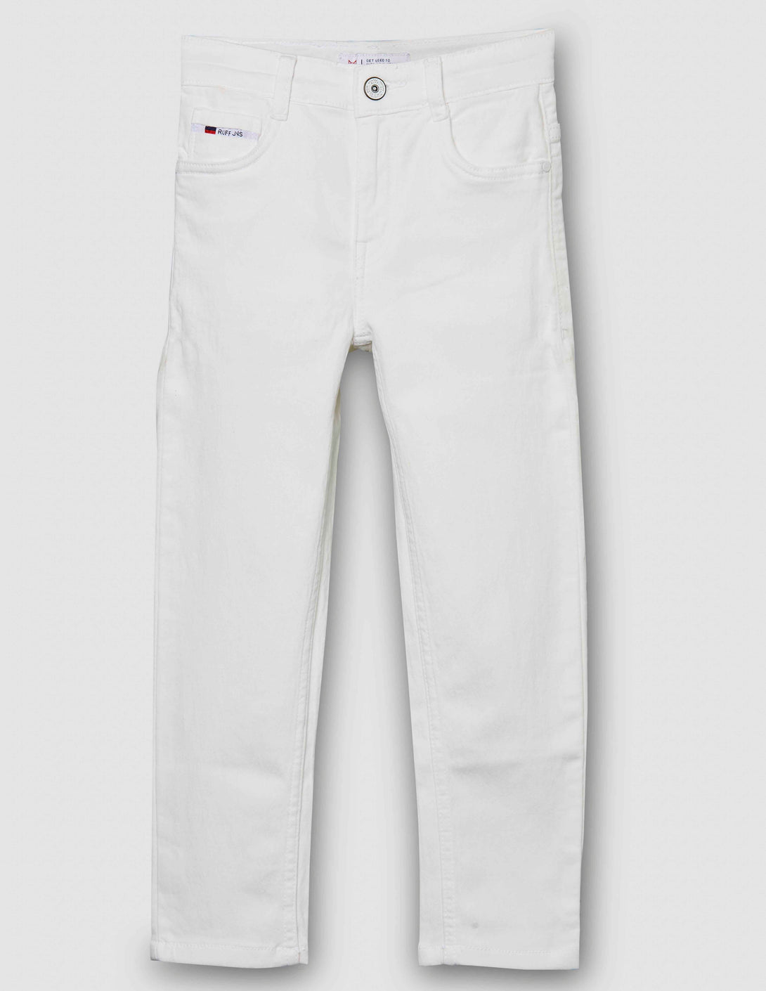 Ruff Basic White Denim