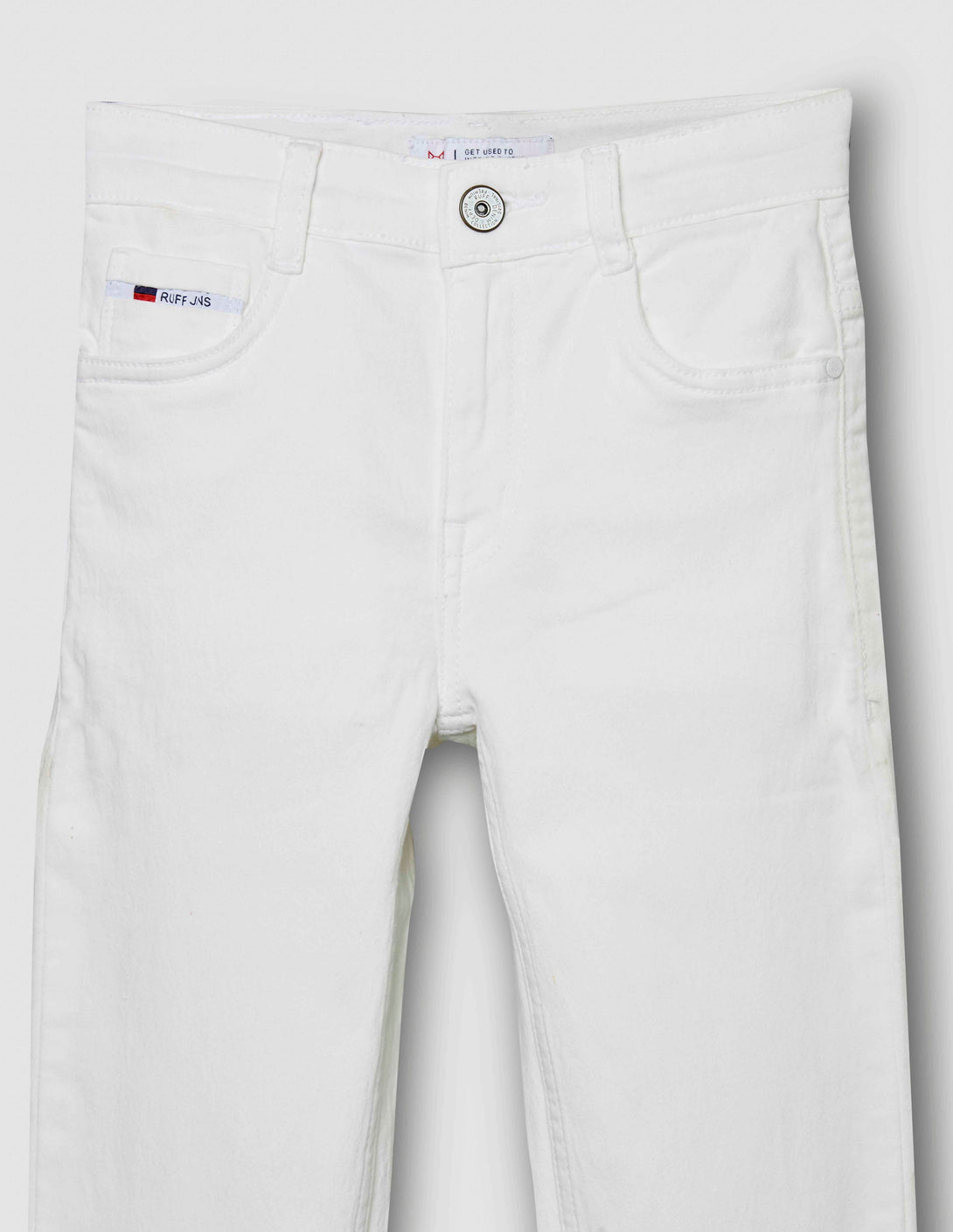 Ruff Basic White Denim