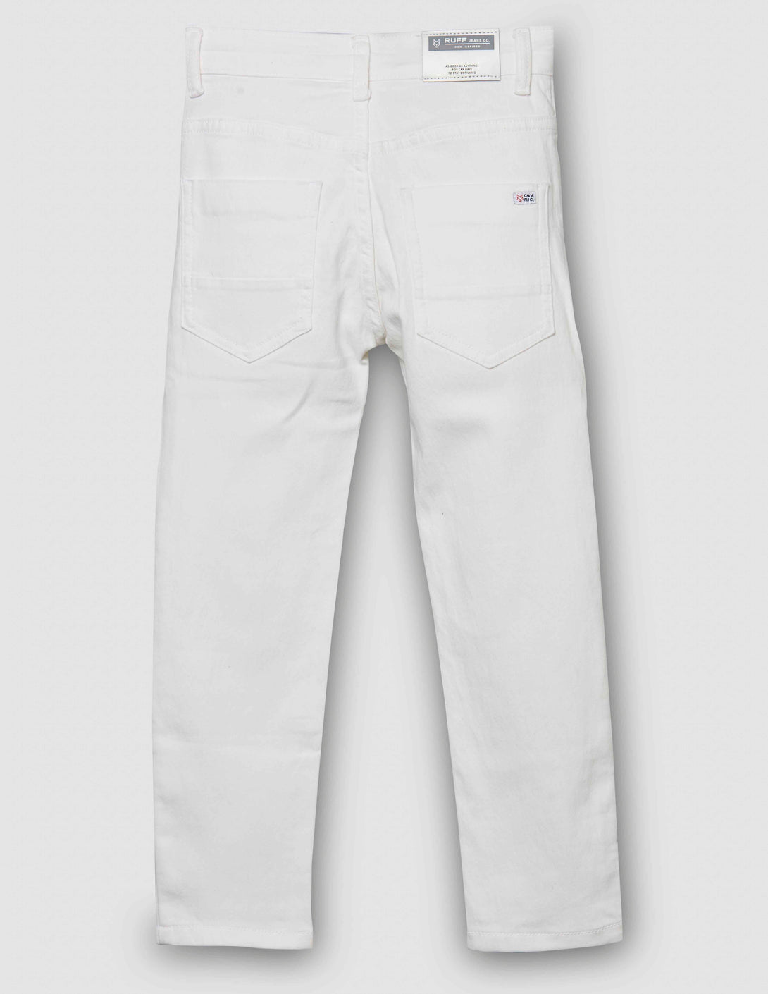 Ruff Basic White Denim